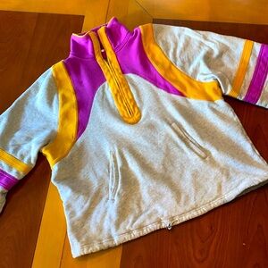 Free people 1/2 zip sweatshirt